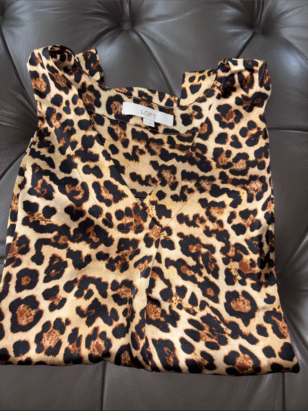 Loft Leopard Print Top - Picture 5 of 5